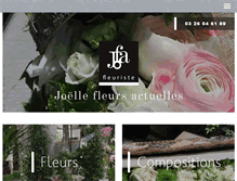 Tablet Screenshot of joelle-fleurs-actuelles.fr